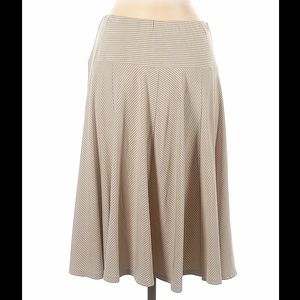 TALBOT’S Striped Skirt (Tan) - Size S